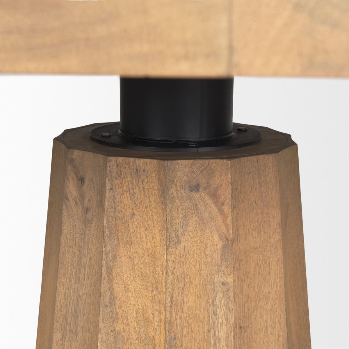 Swanson Round Dining Table Light Brown Wood - dining-table