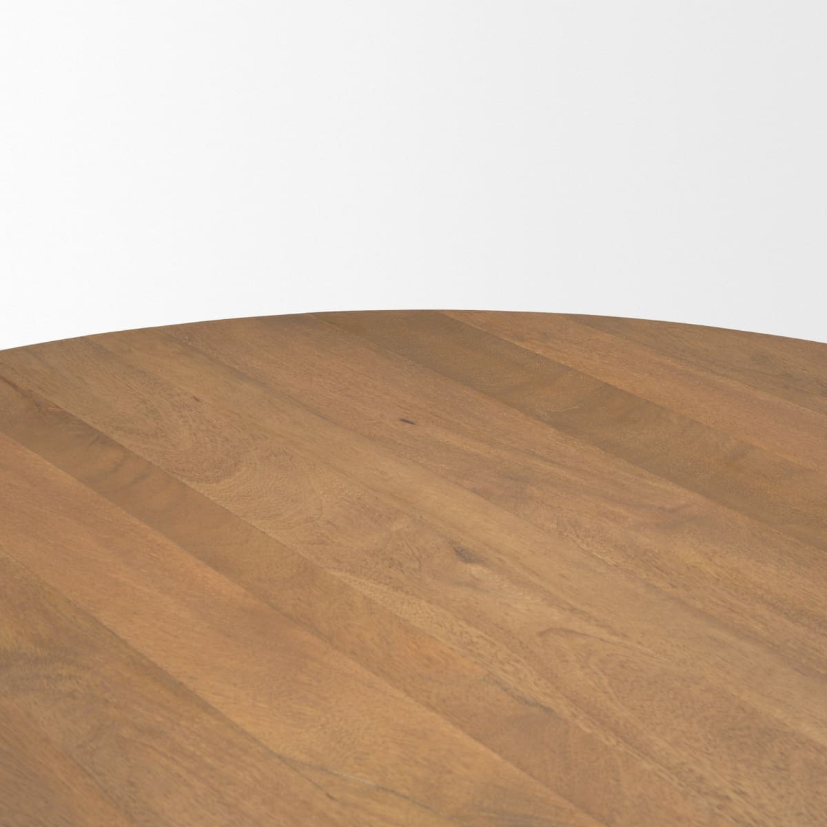 Swanson Round Dining Table Light Brown Wood - dining-table