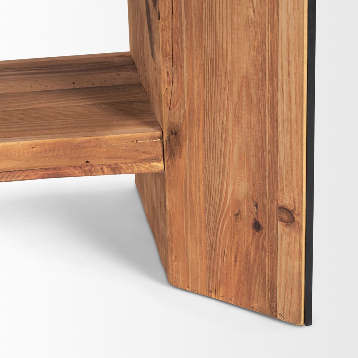 Tabor Media Console Recycled Pine | Black Oak - media-console