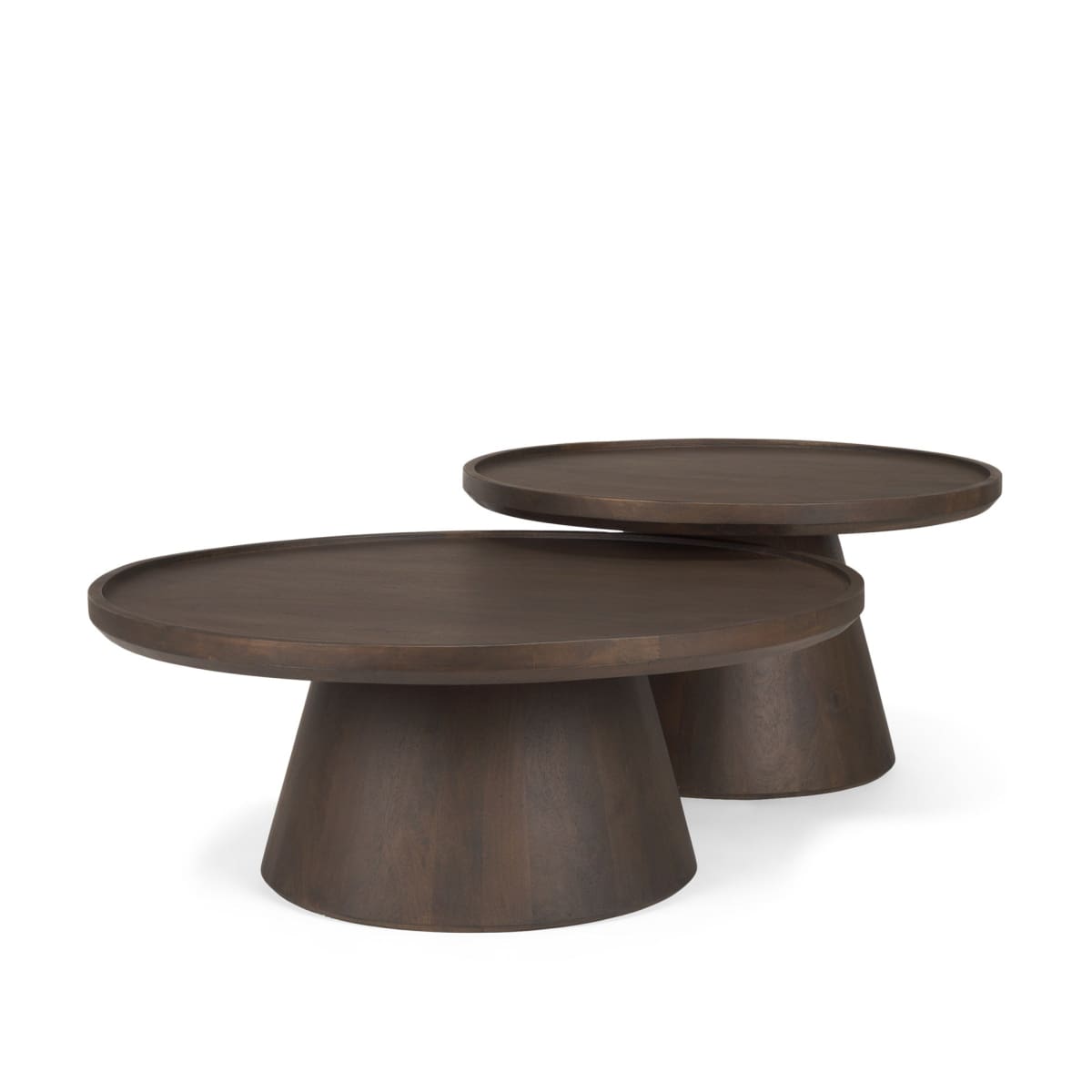 Takoda Coffee Table Dark Brown | Wood - coffee-tables