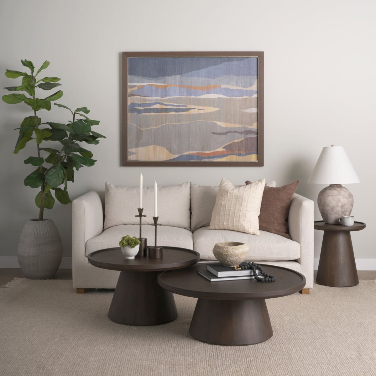 Takoda Coffee Table Dark Brown | Wood - coffee-tables