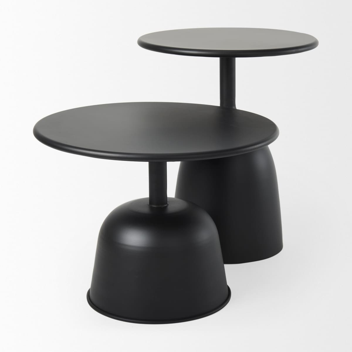 Talulla Accent Table Black Metal | 19.7H - accent-tables