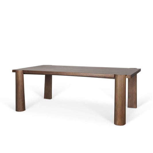 Tammar Dining Table Medium Brown | Wood - dining-table