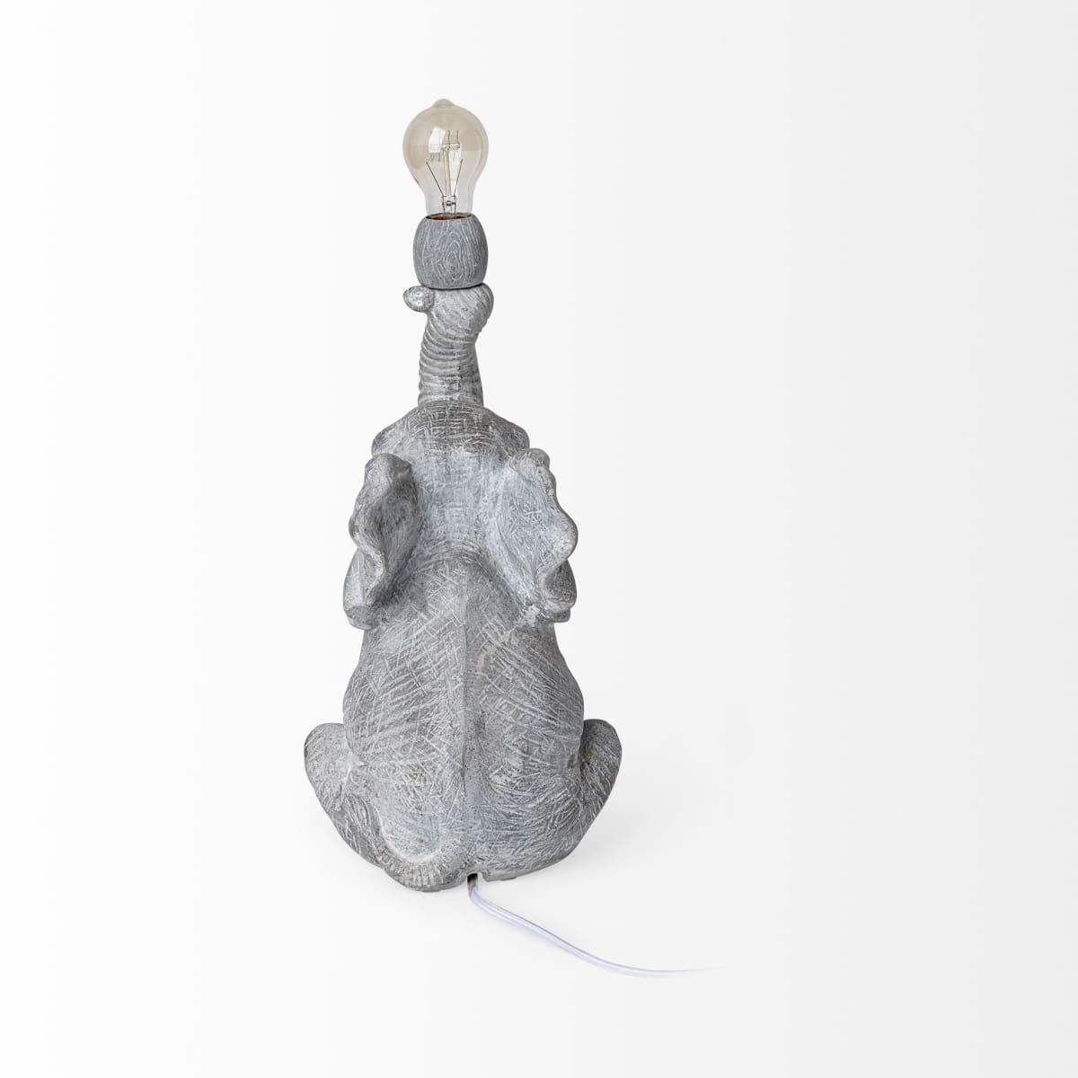 Tantor Table Lamp Gray Resin - table-lamps