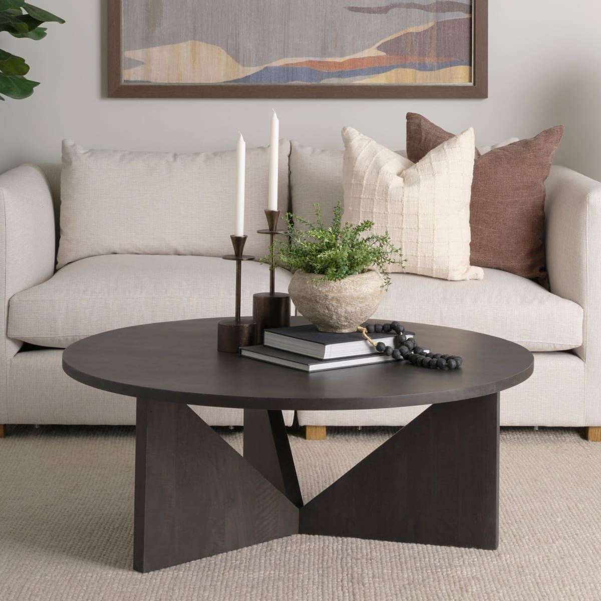 Tarro Coffee Table Brown Wood - coffee-tables