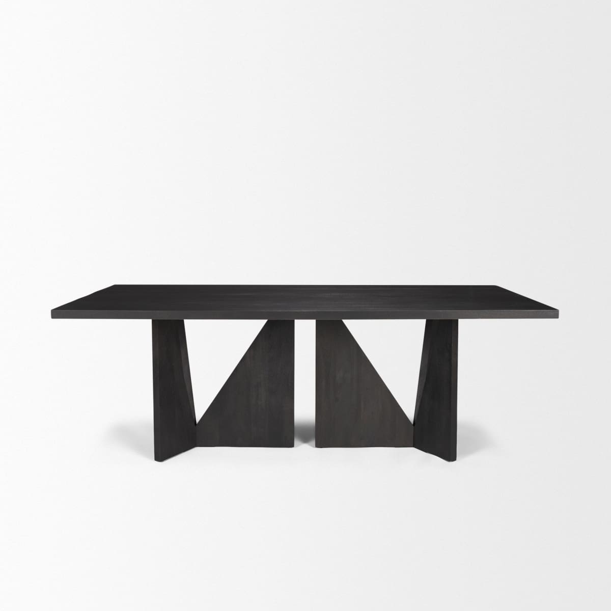 Tarro Rectangle Dining Table Black Wood | Rectangle - dining-table