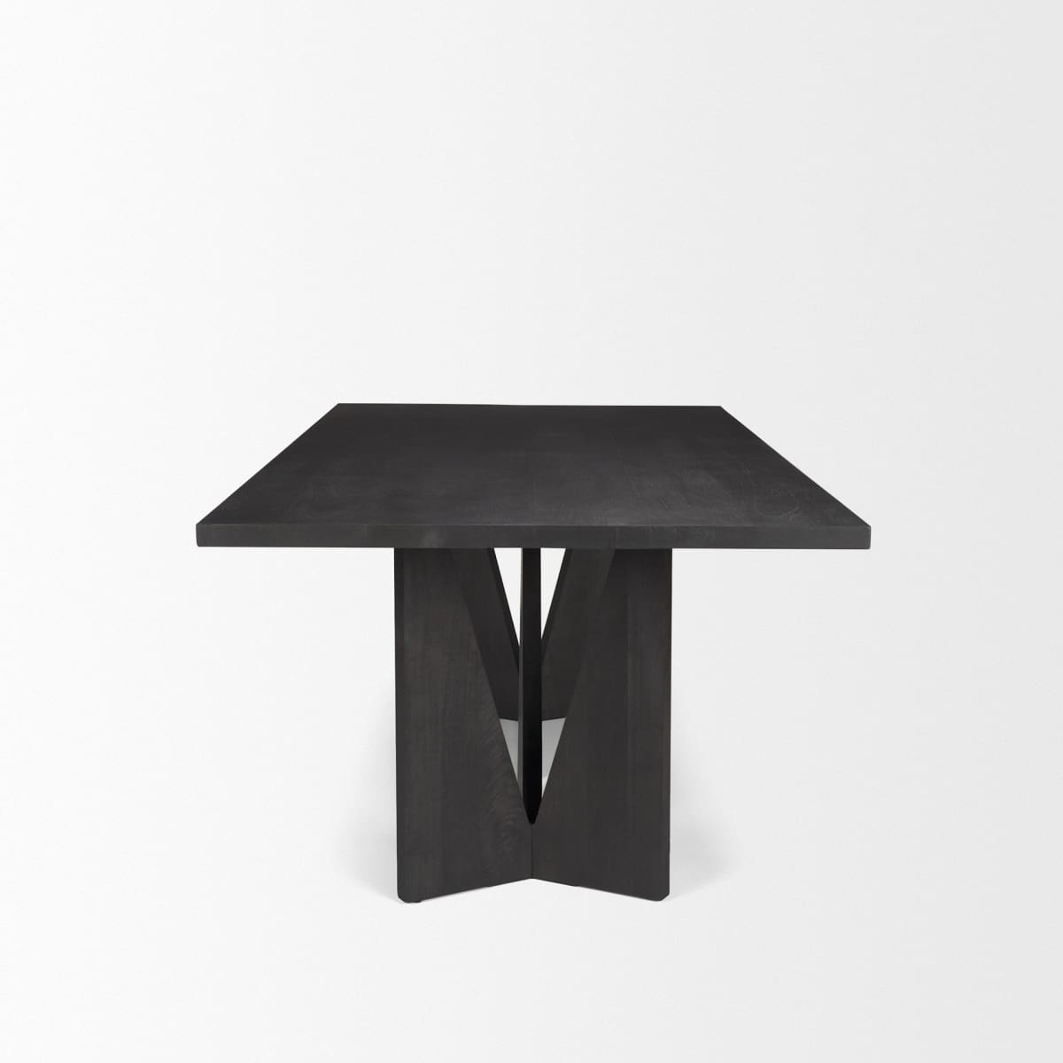 Tarro Rectangle Dining Table Black Wood | Rectangle - dining-table