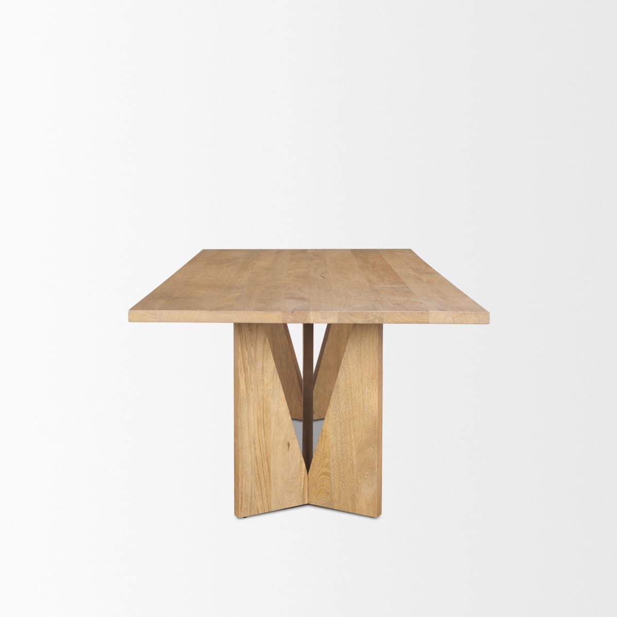 Tarro Rectangle Dining Table Light Brown Wood | Rectangle - dining-table