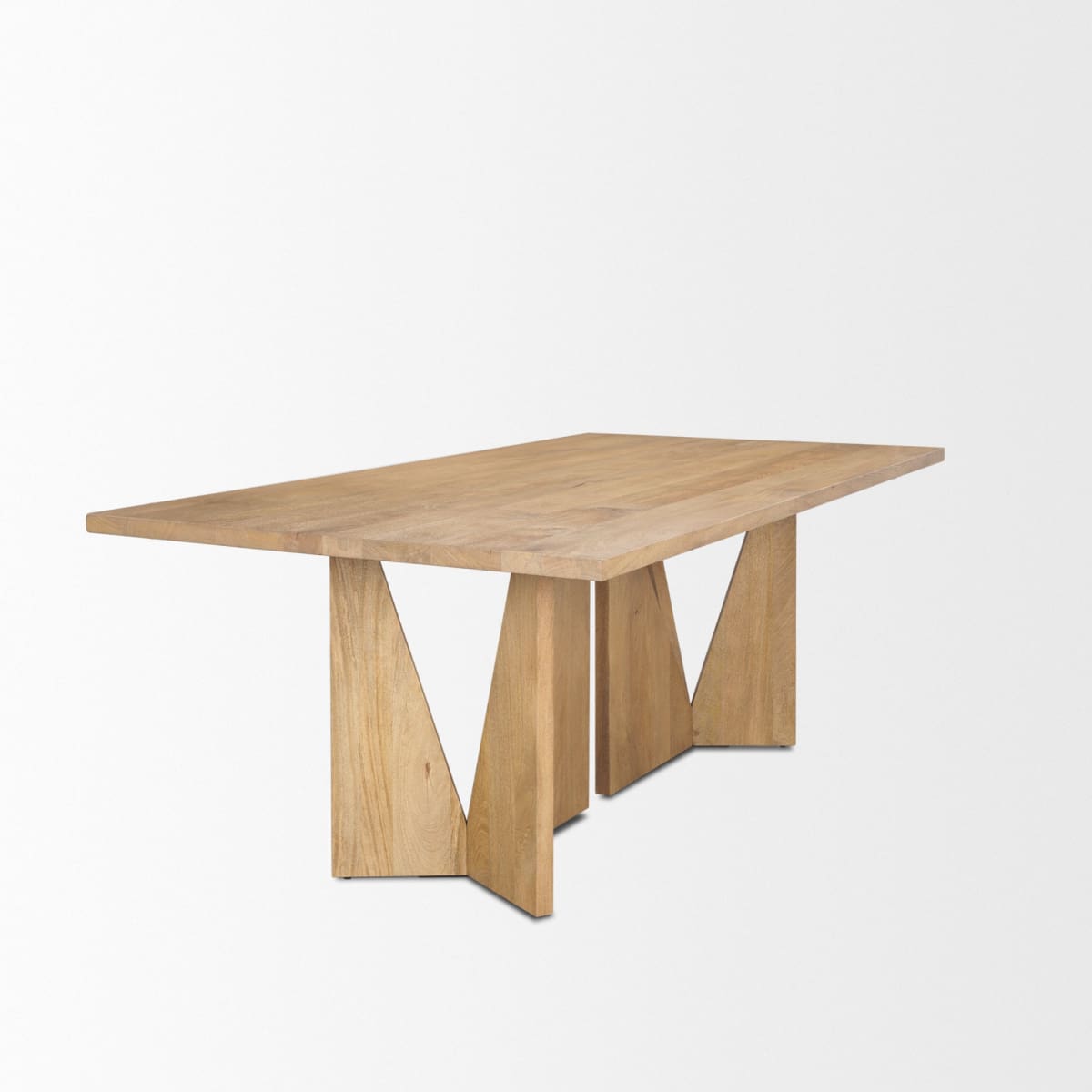 Tarro Rectangle Dining Table Light Brown Wood | Rectangle - dining-table