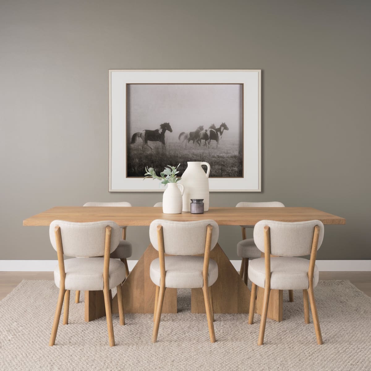 Tarro Rectangle Dining Table Light Brown Wood | Rectangle - dining-table