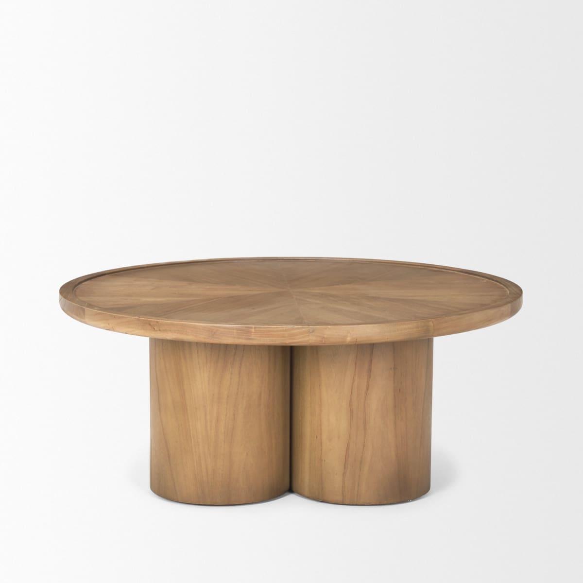 Tavi Coffee Table Brown Wood | Round - coffee-tables