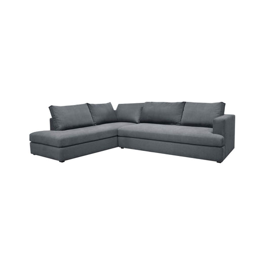 Taylor Left Sectional - Asphalt Grey - lh-import-sectionals