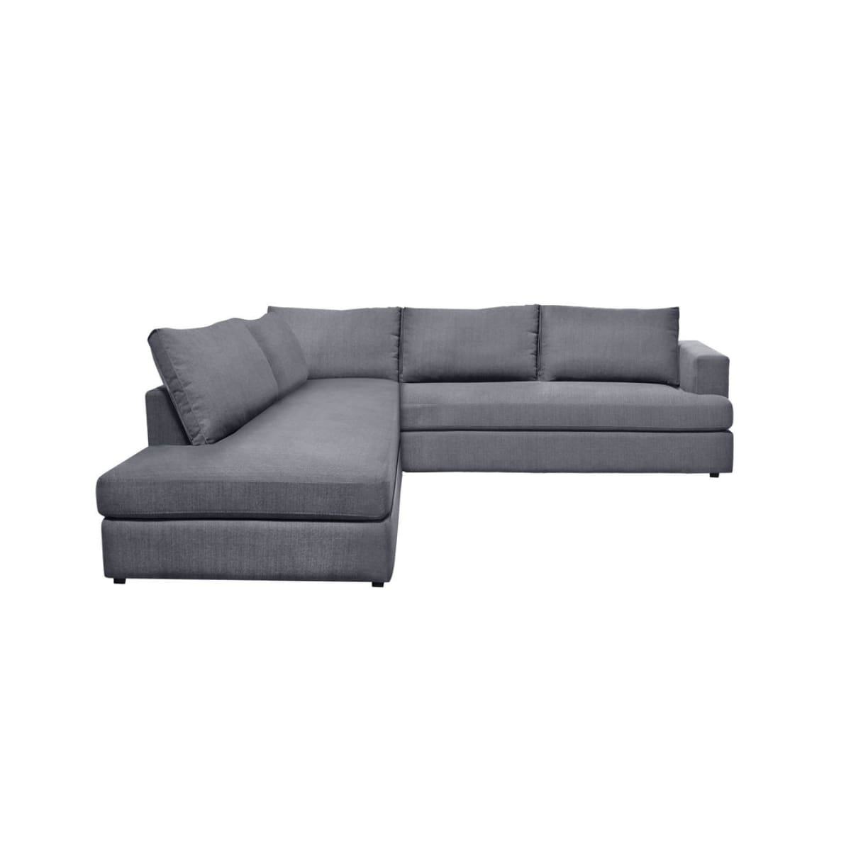 Taylor Left Sectional - Asphalt Grey - lh-import-sectionals