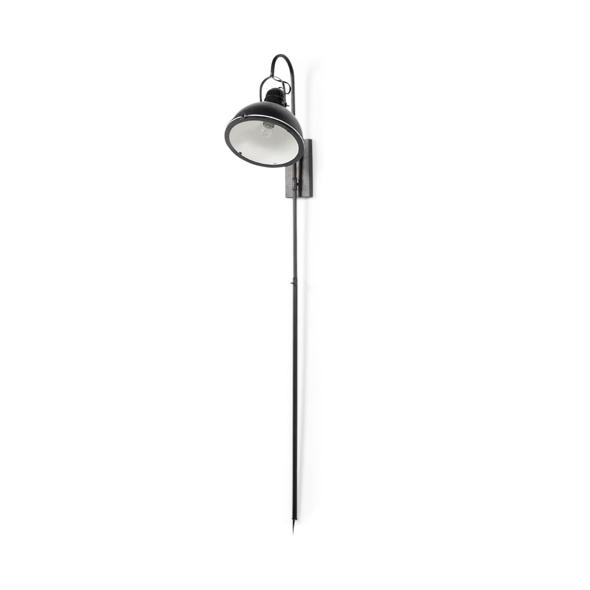 Tazb Wall Sconce Black Metal - wall-fixtures