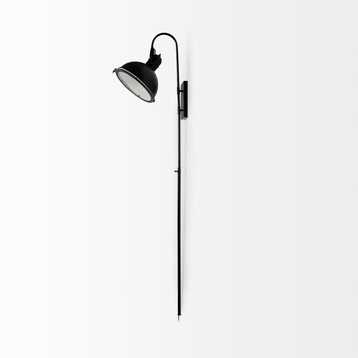 Tazb Wall Sconce Black Metal - wall-fixtures