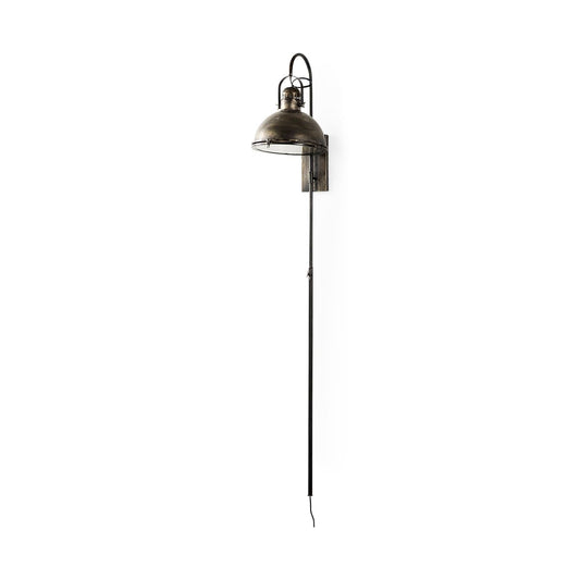 Tazb Wall Sconce Gold Metal - wall-fixtures