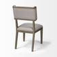 Tenton Dining Chair Gray Fabric | Gray Wood - dining-chairs