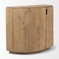 Terra Accent Cabinet Light Brown Wood | Fluted - acc-chest-cabinets