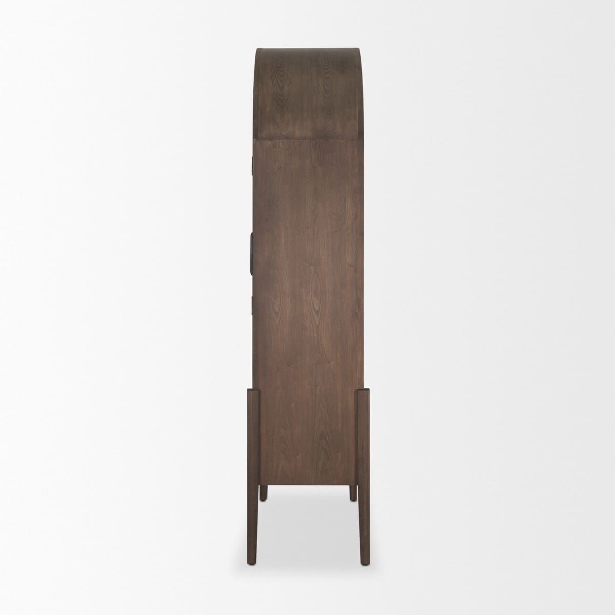 Teva Curio Cabinet Two Toned Wood | Clear Glass - cabinets