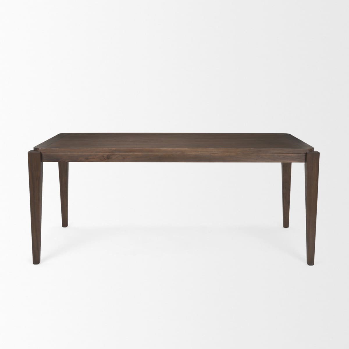 Teva Dining Table Dark Brown Wood - dining-table