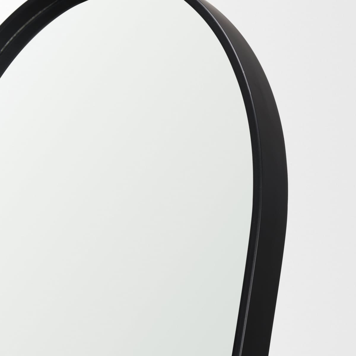 Tillie Floor Mirror Matte Black | Metal | Glass - floor-mirrors