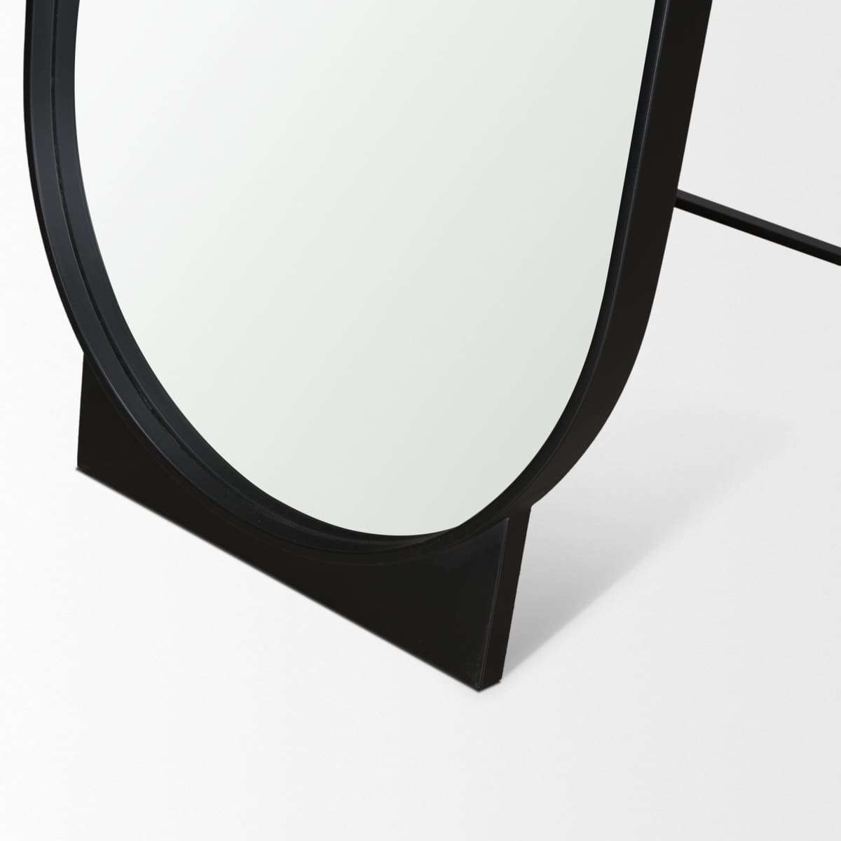 Tillie Floor Mirror Matte Black | Metal | Glass - floor-mirrors