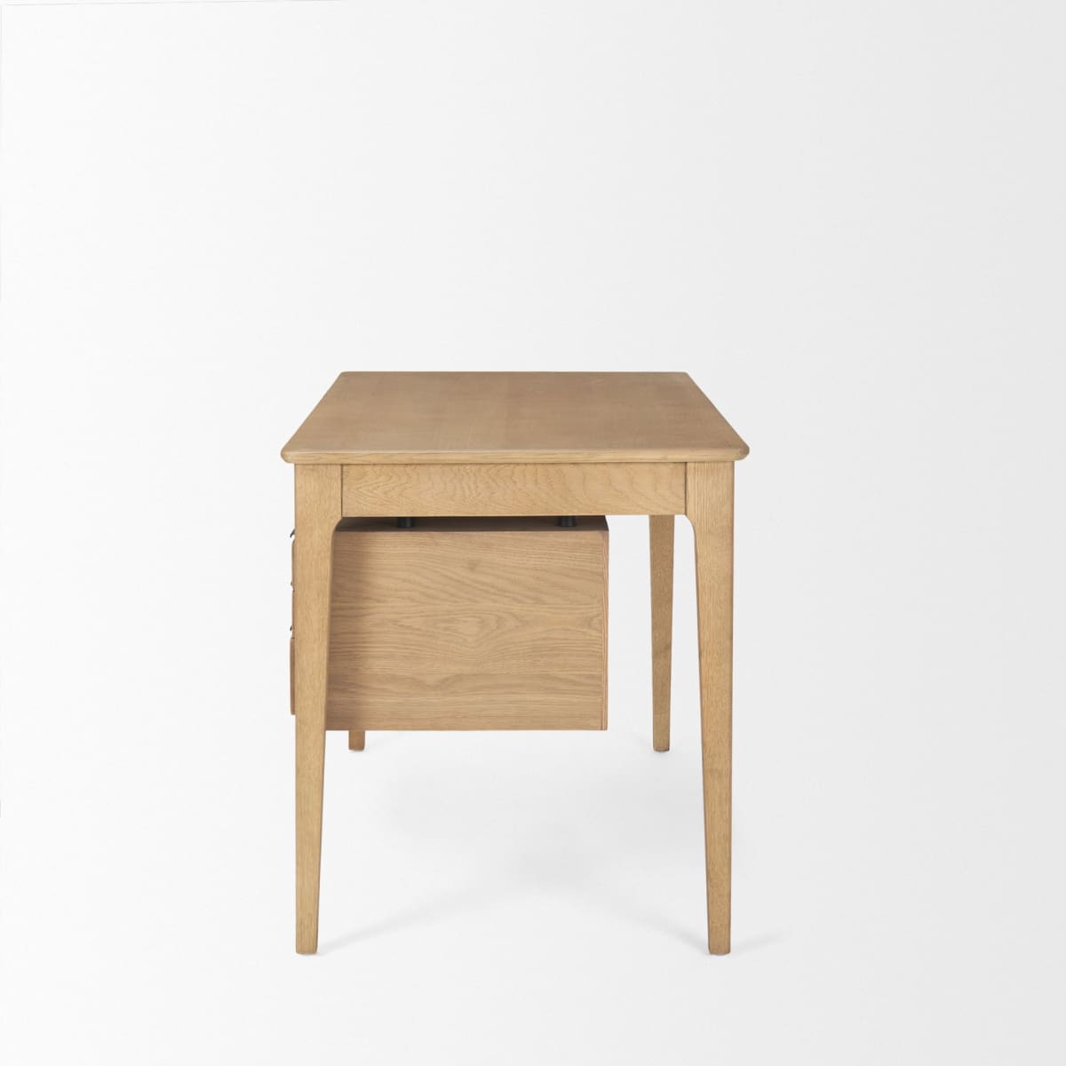 Tino Desk Medium Brown | Wood - office