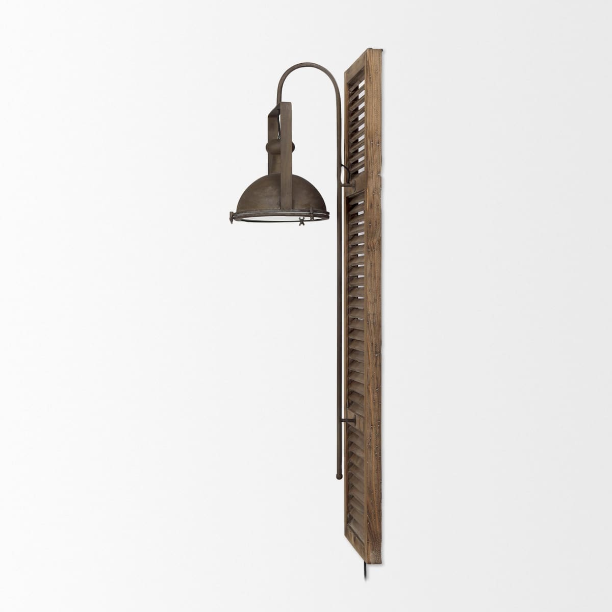 Tiposo Wall Sconce Brown Wood | Copper Metal - wall-fixtures