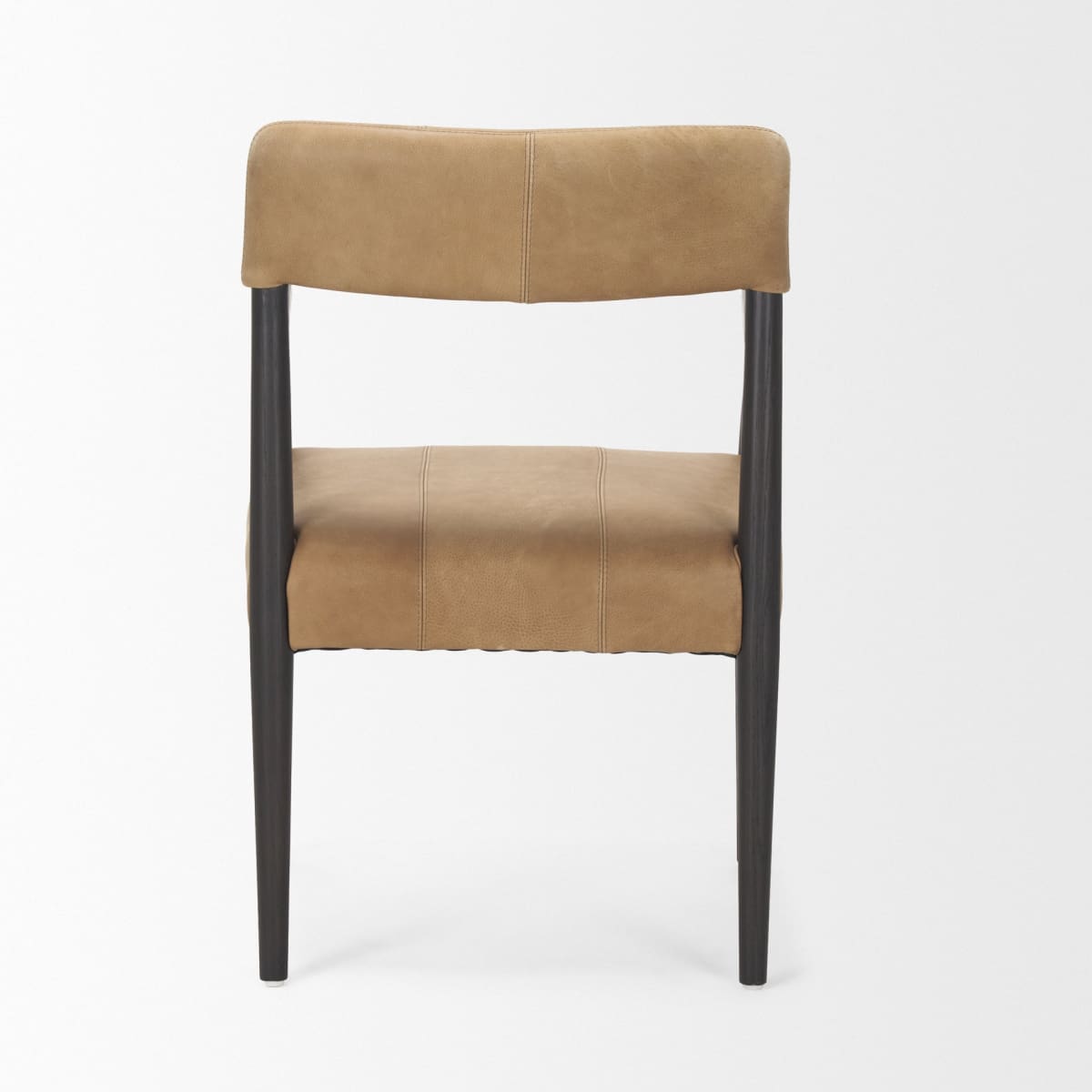 Toni Dining Chair Dark Brown Wood | Leather - dining-chairs