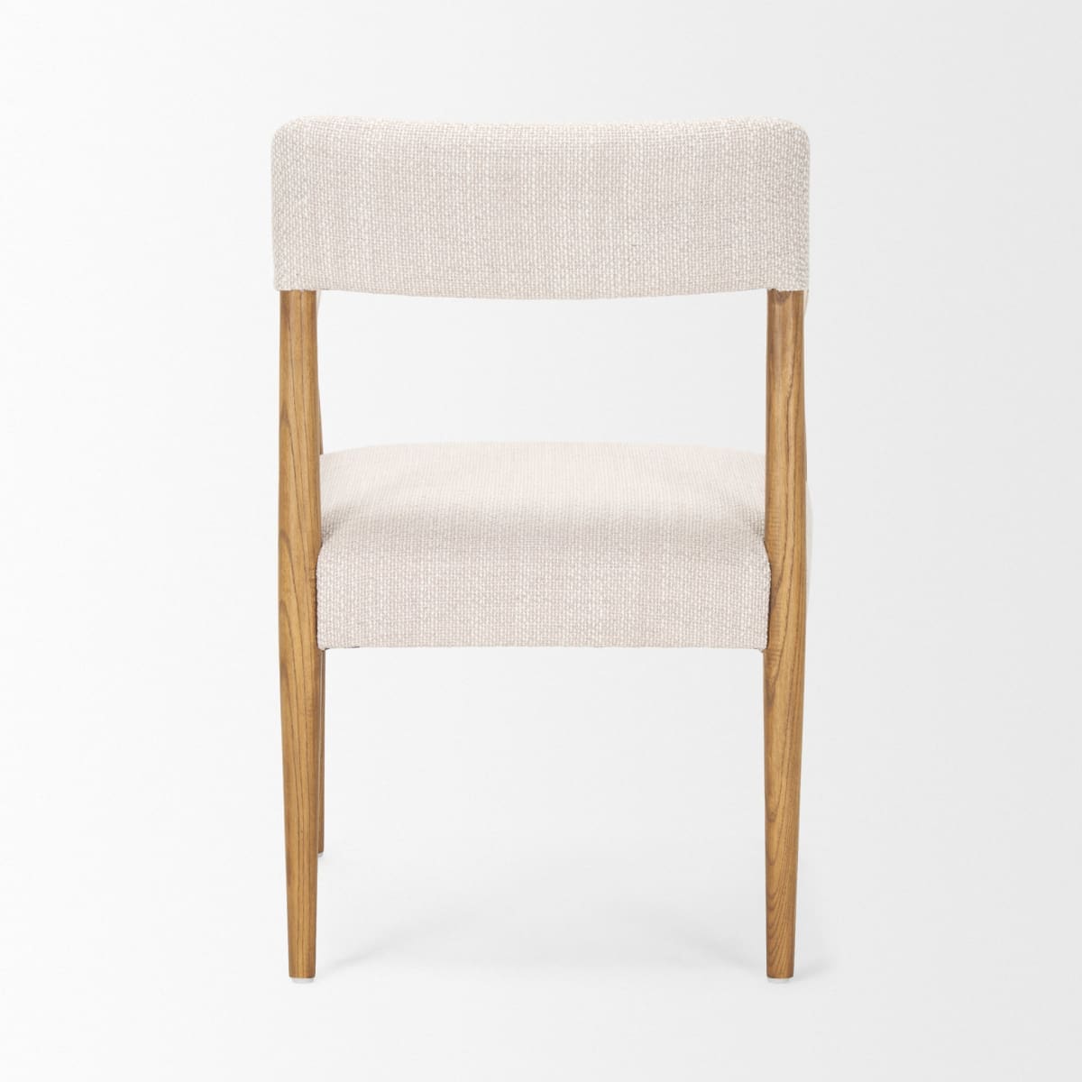 Toni Dining Chair Light Brown Wood | Oatmeal Performance Fabric - dining-chairs