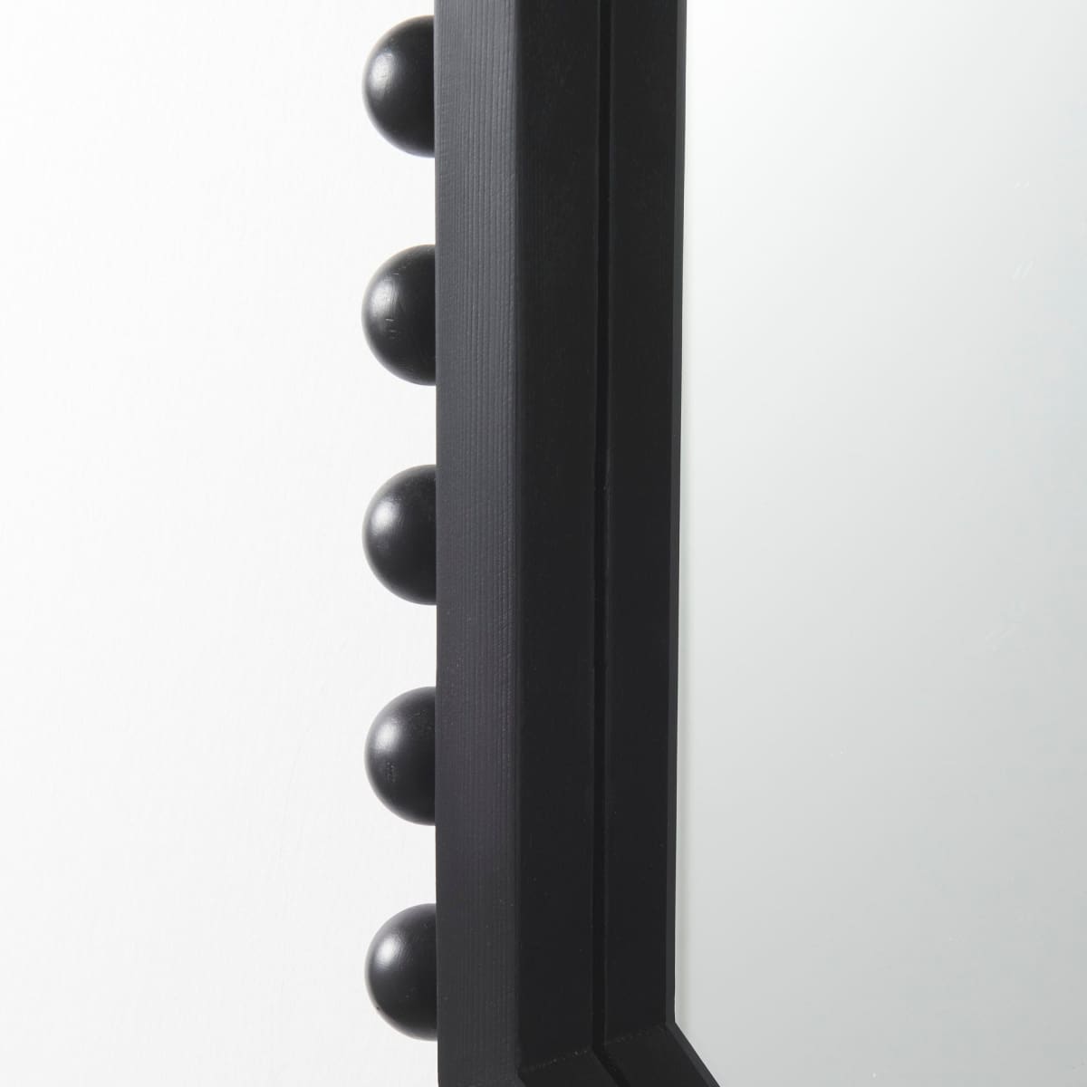 Torquay Wall Mirror Black Wood | Octagon - wall-mirrors-grouped