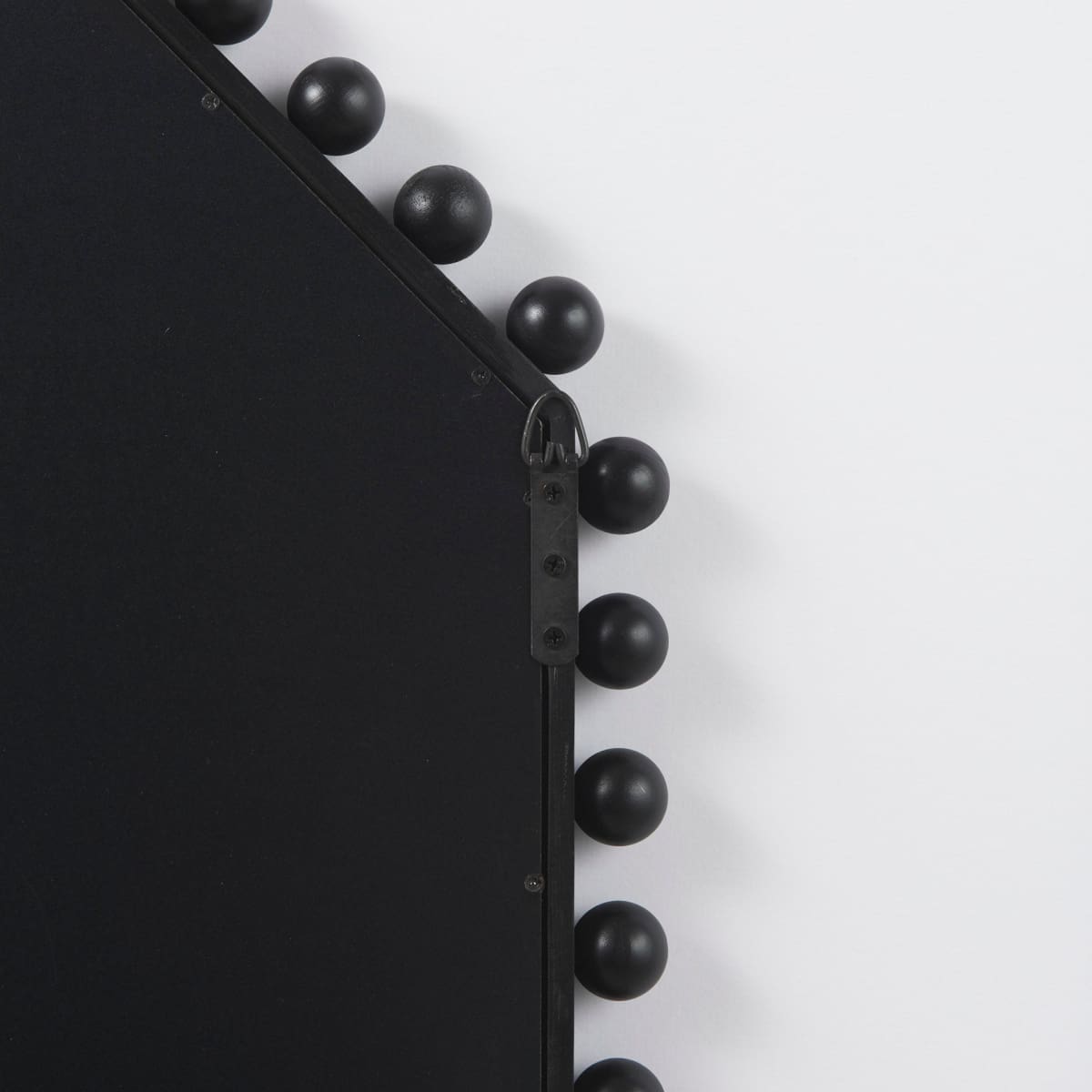 Torquay Wall Mirror Black Wood | Octagon - wall-mirrors-grouped