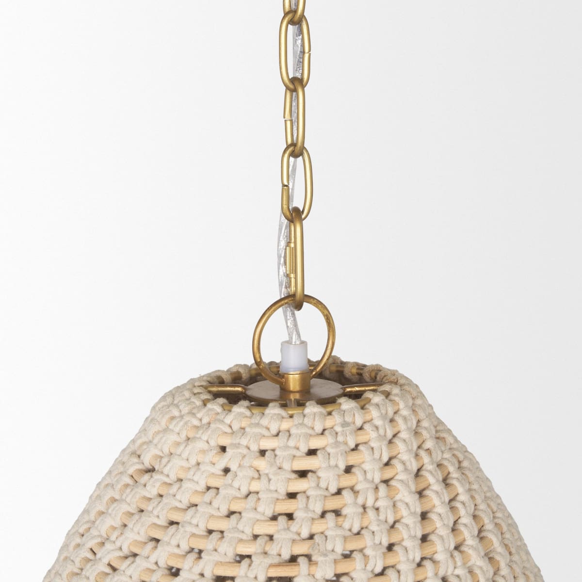 Tosha Pendant Cotton Rope | Bell Shade - pendant-light