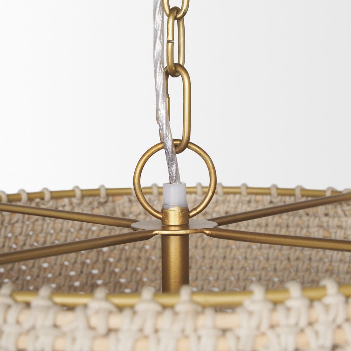 Tosha Pendant Cotton Rope | Drum Shade - pendant-light