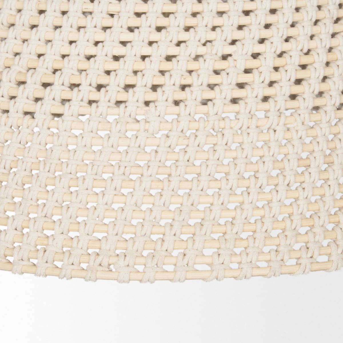 Tosha Pendant Cotton Rope | Drum Shade - pendant-light