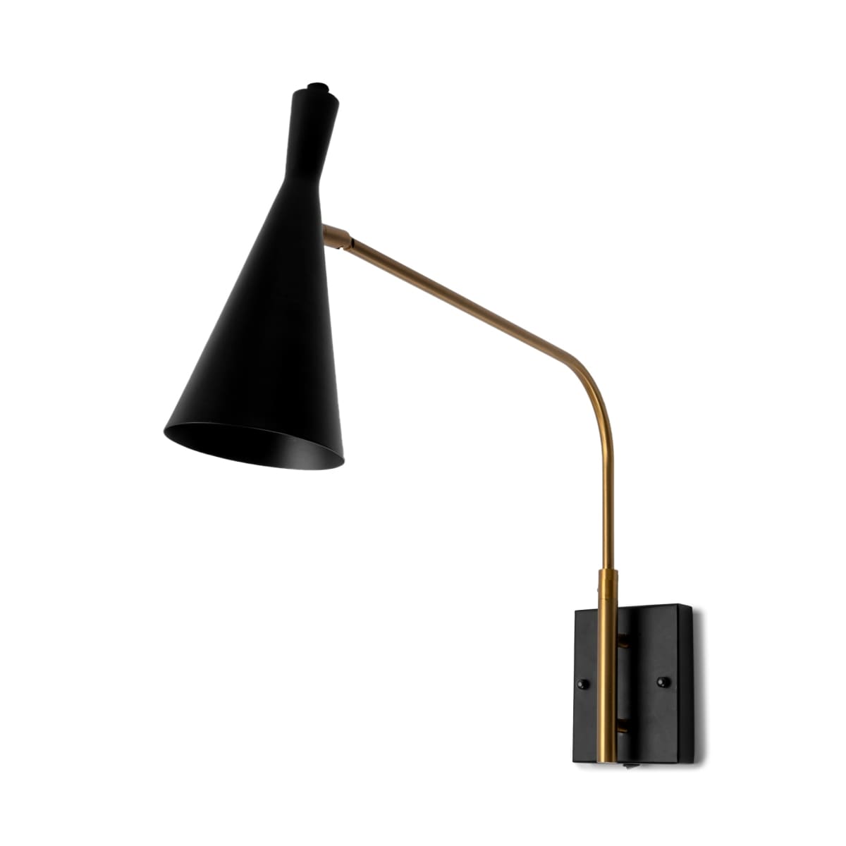 Tremont Wall Sconce Black Metal | Gold Metal - wall-fixtures
