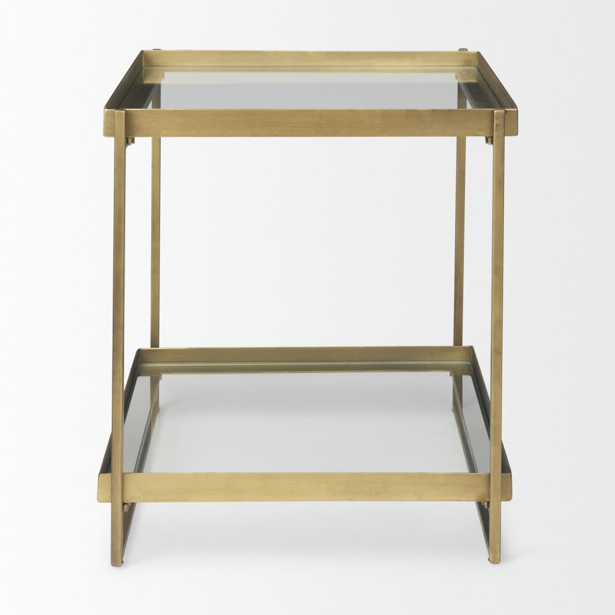 Trey Accent Table Gold Metal | Glass - accent-tables