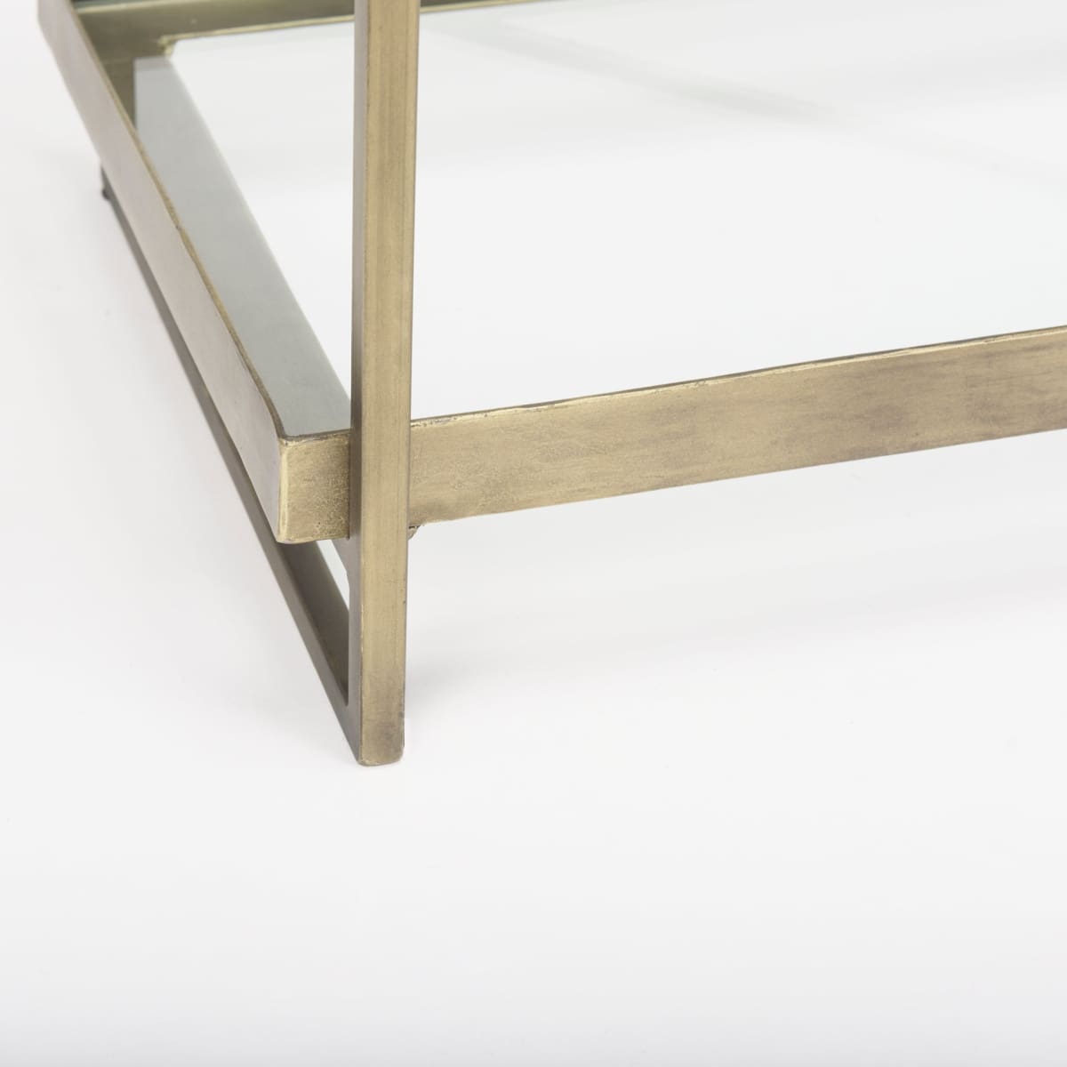 Trey Console Table Gold Metal | Glass - console-tables