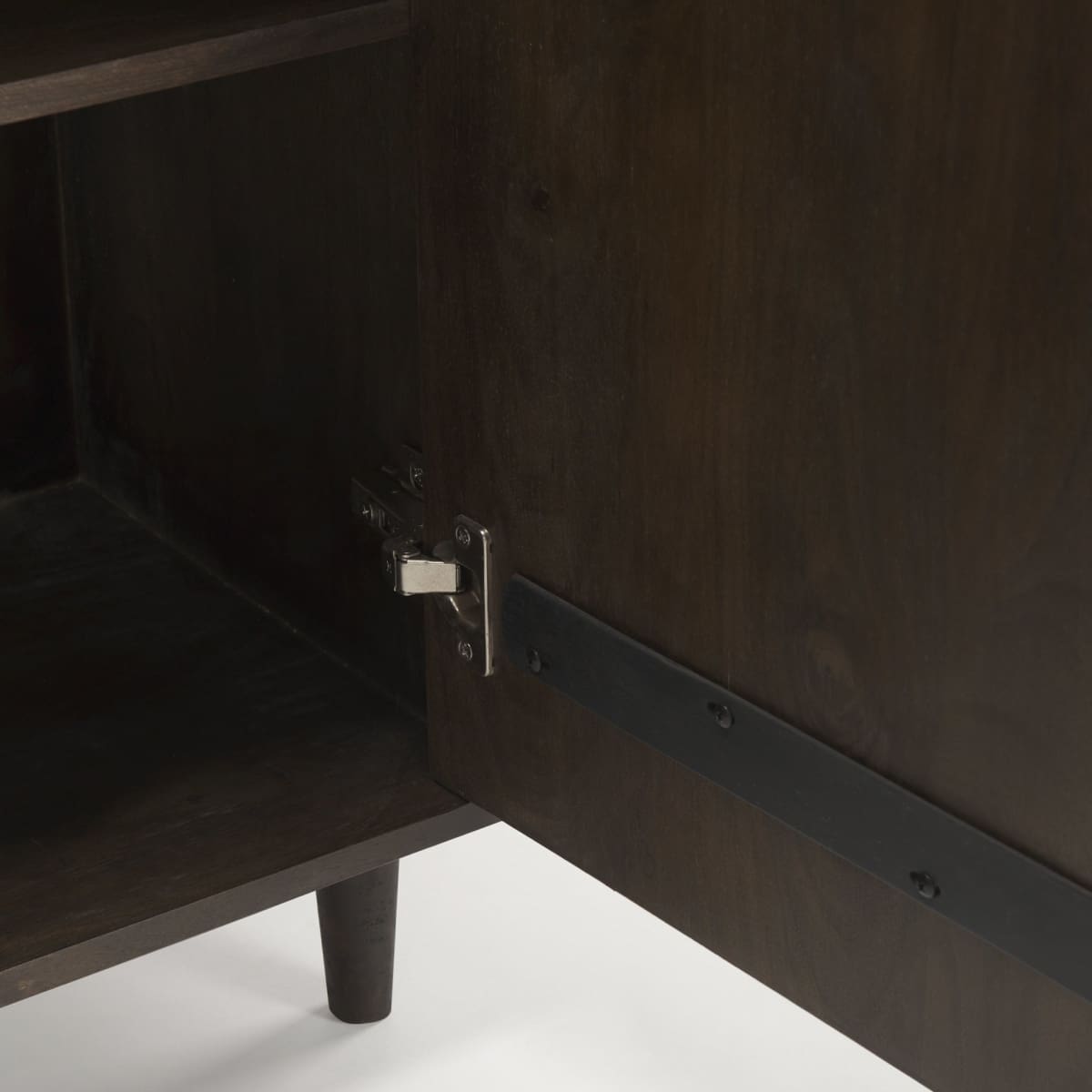 Tucker Accent Cabinet Dark Brown Wood | 2 Door - acc-chest-cabinets