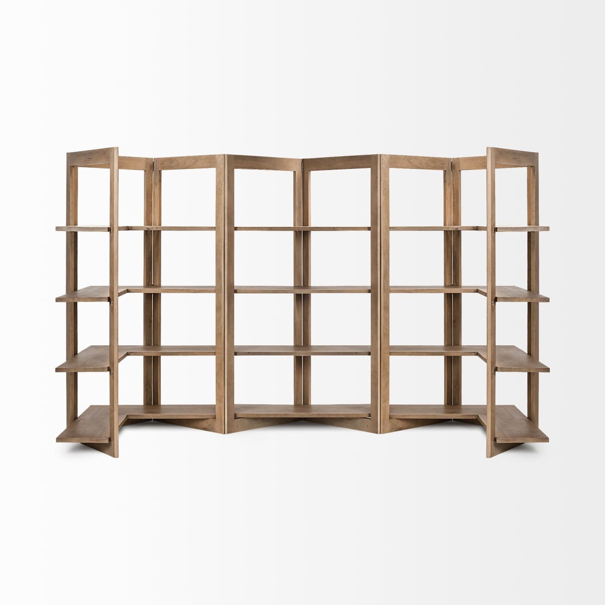 Turnbull Shelving Unit Light Brown Wood - shelving