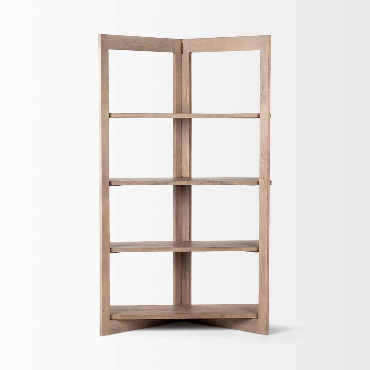 Turnbull Shelving Unit Light Brown Wood - shelving