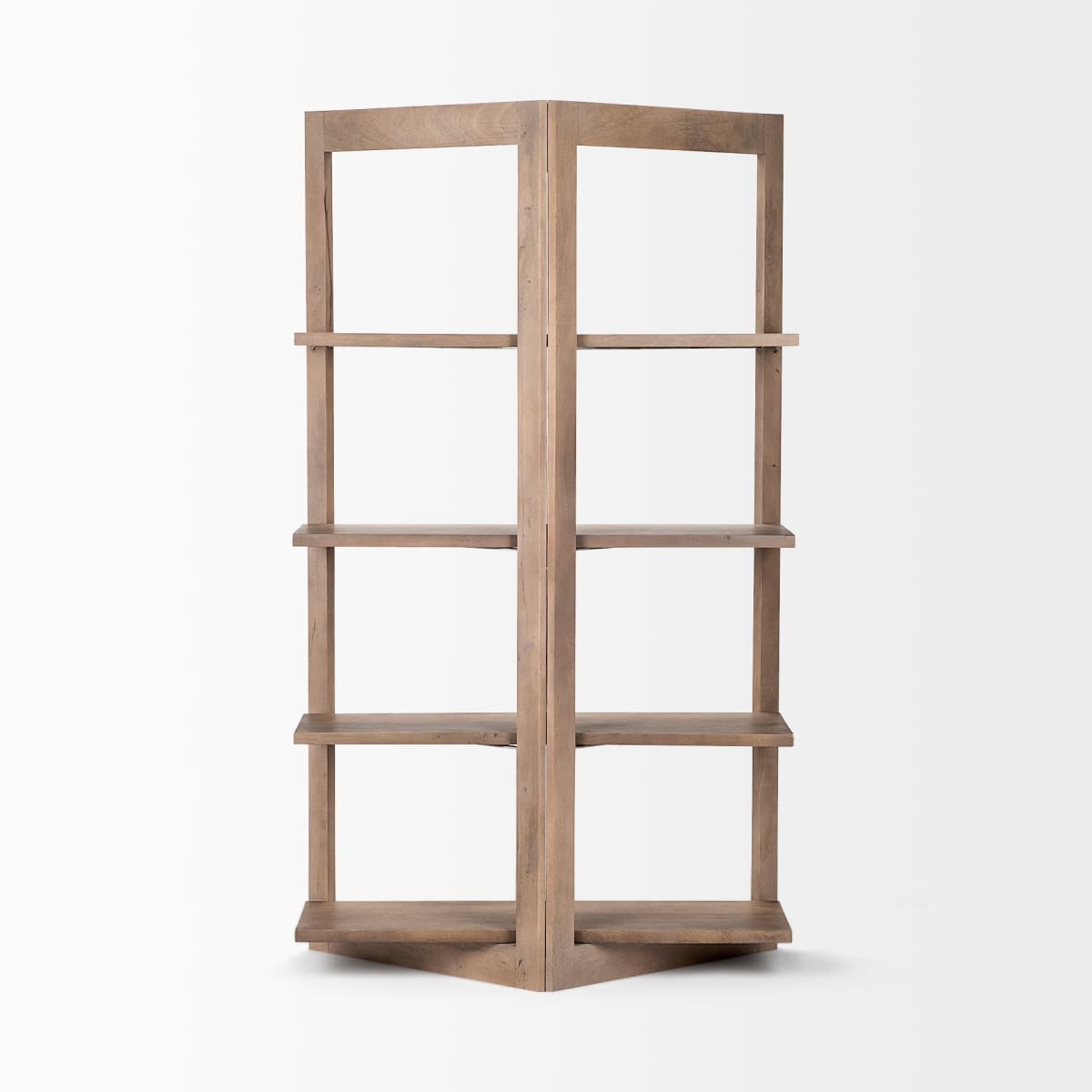 Turnbull Shelving Unit Light Brown Wood - shelving