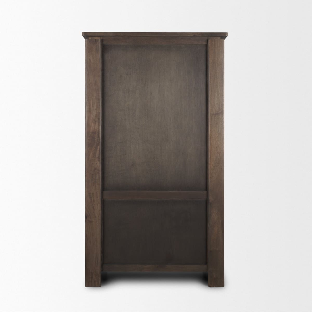 Wallen Curio Cabinet Dark Brown Wood - cabinets