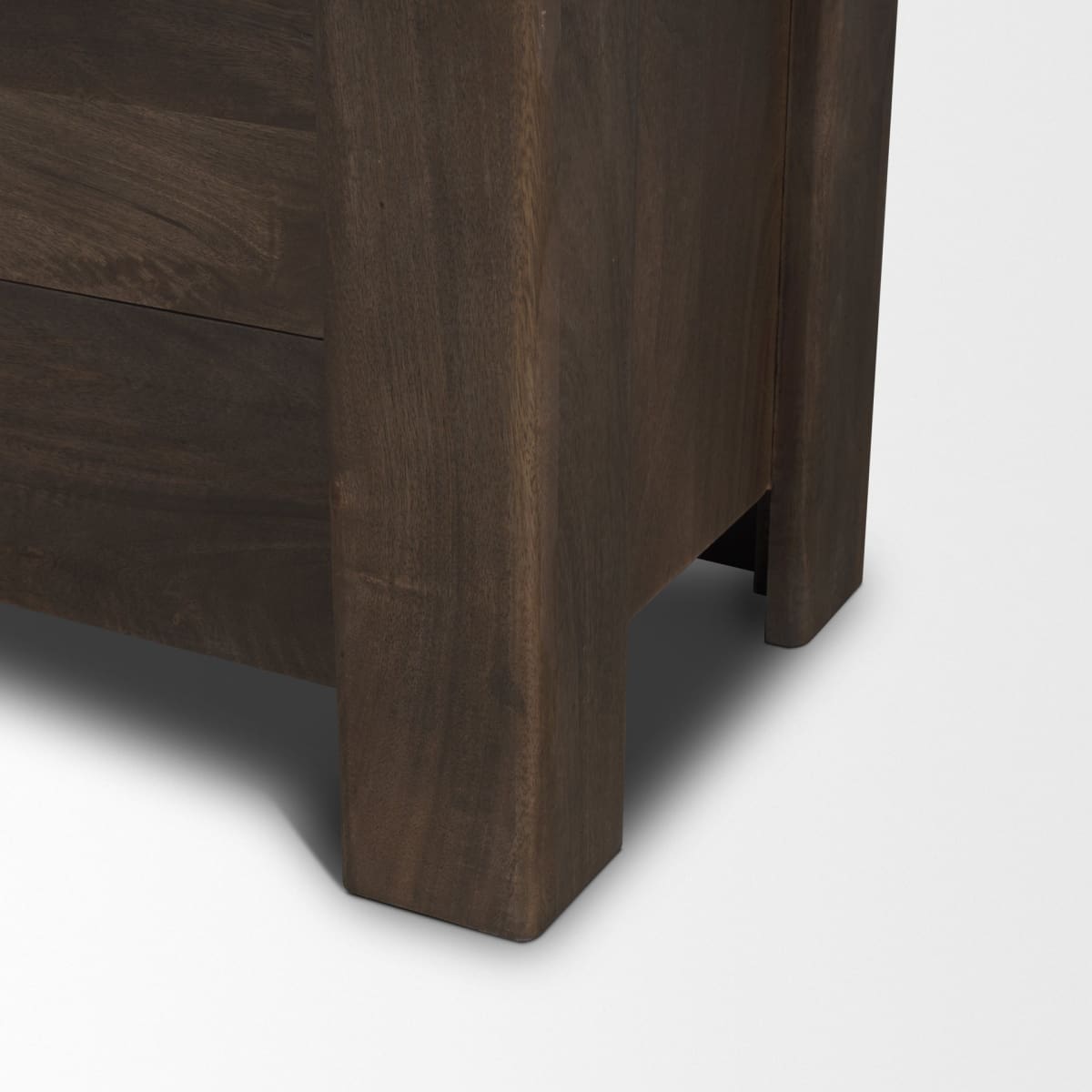 Wallen Curio Cabinet Dark Brown Wood - cabinets