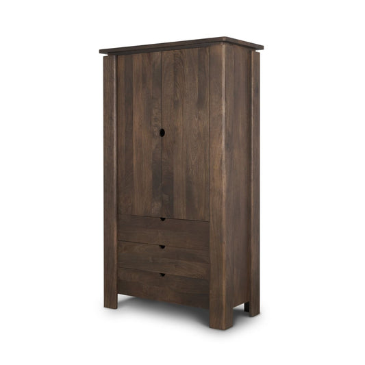 Wallen Curio Cabinet Dark Brown Wood - cabinets