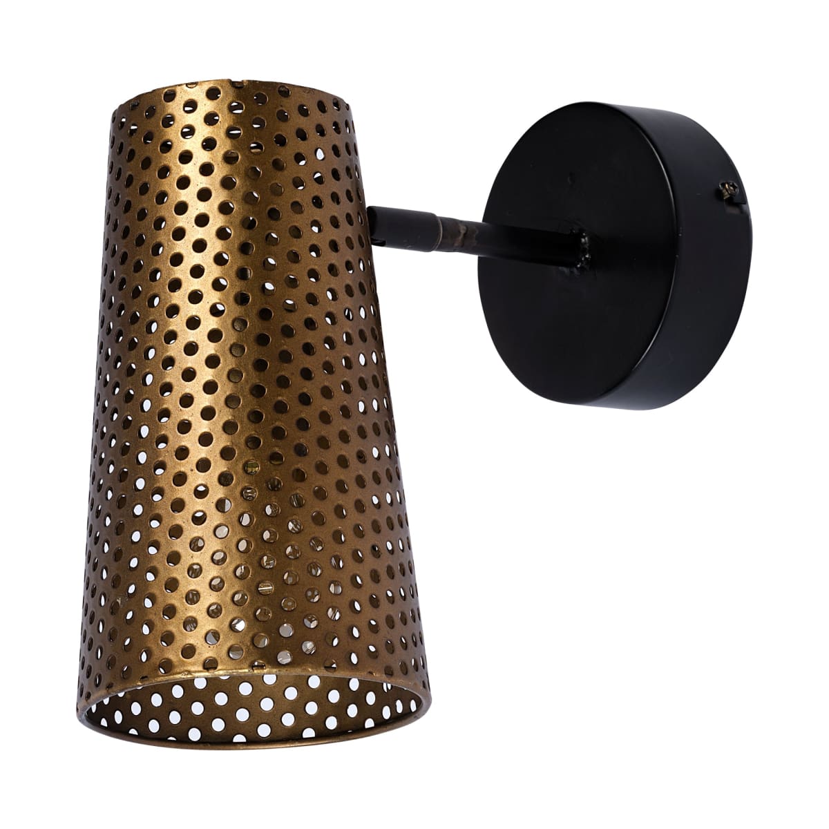 Wesley Wall Sconce Gold Metal - wall-fixtures
