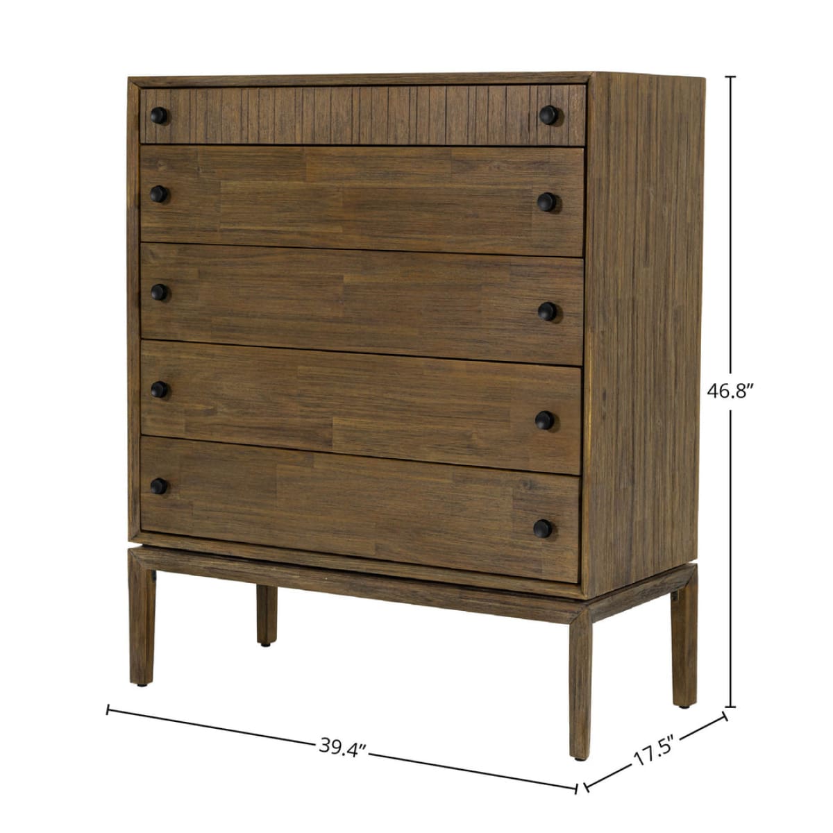 West Chest 5 Drawers - lh-import-dressers