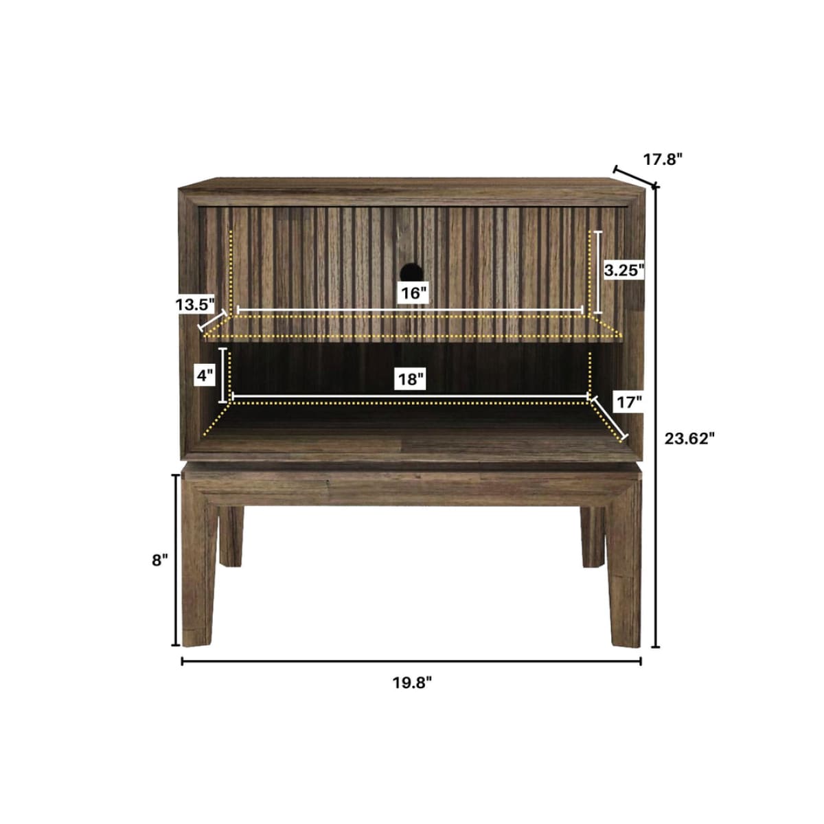 West Nightstand - lh-import-nightstands