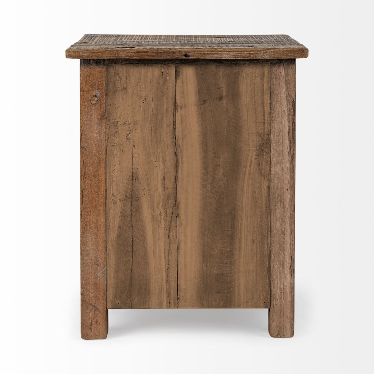 Wilton End Side Table Brown Wood | Black Metal - end-and-side-tables