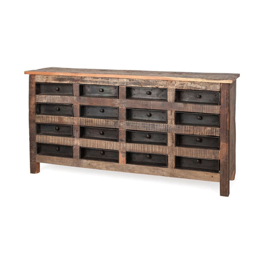 Wilton Sideboard Reclaimed Wood | Blackened Metal - sideboards-and-buffets